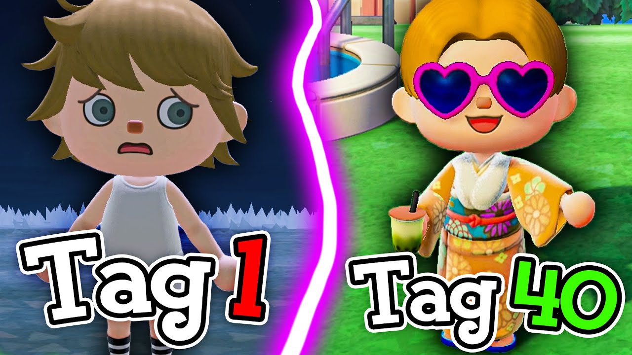 Ich habe 40 Tage in Animal Crossing gelebt!