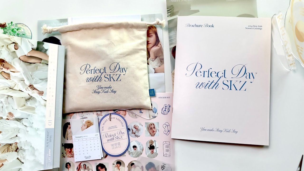 РАСПАКОВКА Stray Kids 2024 SEASON'S GREETINGS - Perfect Day with SKZ