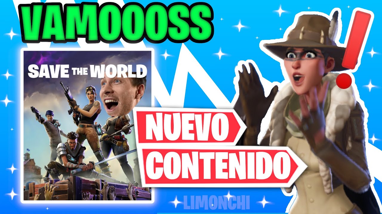😱 GRACIAS EPIC, NUEVO CONTENIDO EN SALVAR EL MUNDO, NUEVA ACTUALIZACIÓN voy a llorar!😭❤️