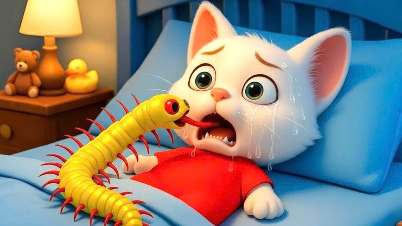 😲 OMG 🐛 The Kitten Is in Big Trouble 🥺 | A Surprising Story About Bugs Inside the Kitten