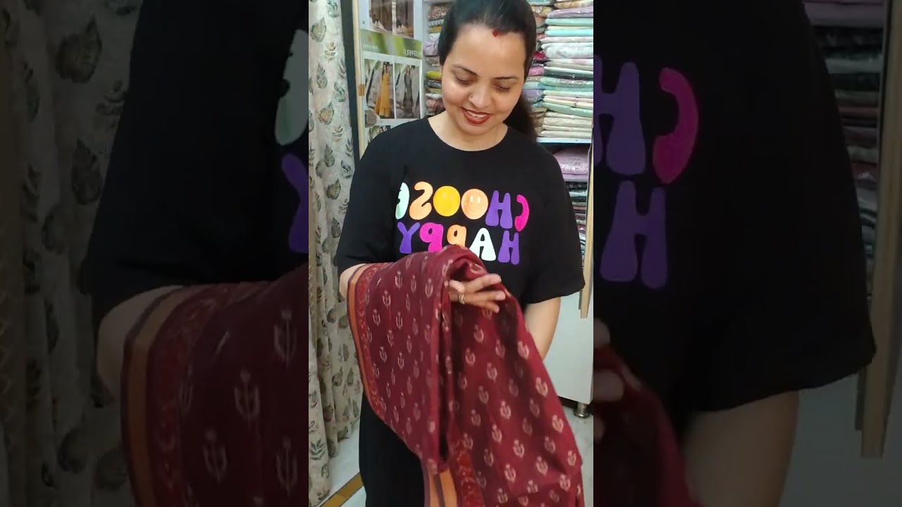 Premium Maheshwari, Cotton & Crape Silk Suits Online | Ikkat Pochampally #maheshwarisuits #crepe