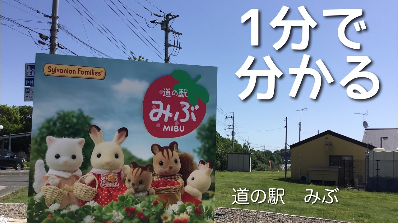 道の駅　みぶ　車中泊　栃木県　壬生町　1 分で分かる　お風呂　温泉　買い物　野宿　無料キャンプ場　#576