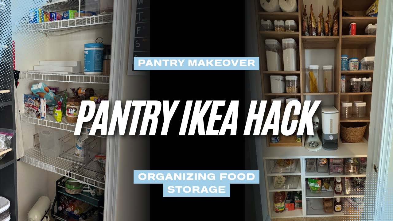 Przekształć swoją spiżarnię: funkcjonalna organizacja + trik na regały IKEA!