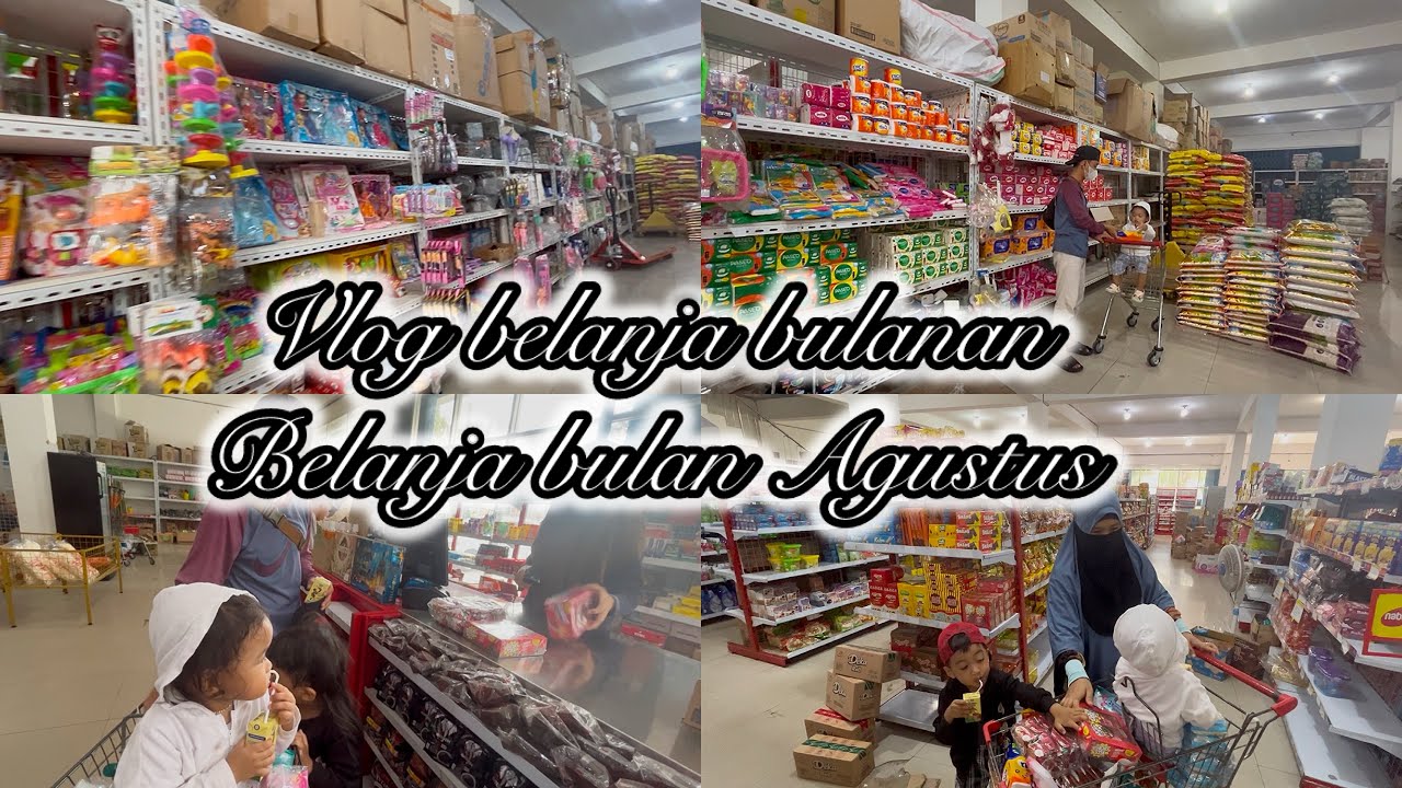VLOG IRT BELANJA BULANAN | BELANJA BULAN AGUSTUS 2025
