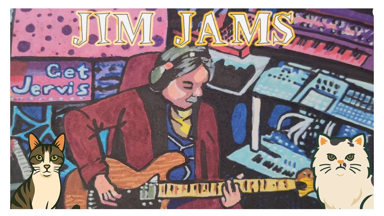 Jamming in Jimjams: Is it Spring? #imbolc #scotland #electronicmusic #cat #synth #vintage  #chat