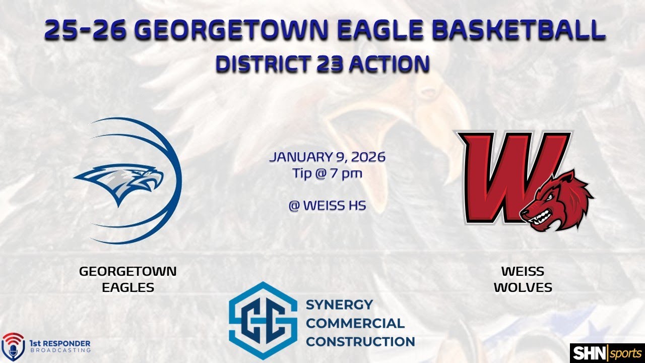 Georgetown HS Basketball - Georgetown Eagles vs. Weiss Wolves - 01.09.2026