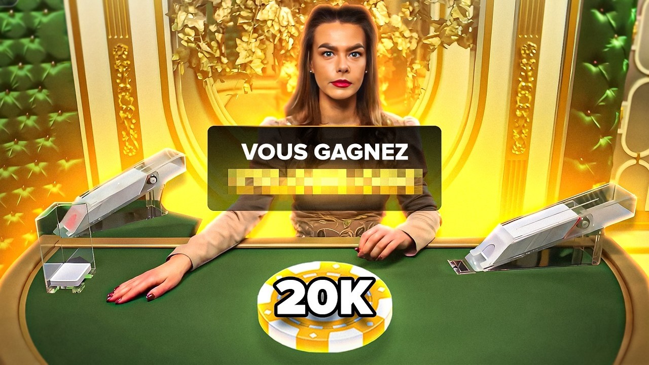 LA MEILLEURE SESSION DE BLACKJACK DE L'ANNÉE, JE GAGNE PLUS DE 6 CHIFFRES ! 🤯