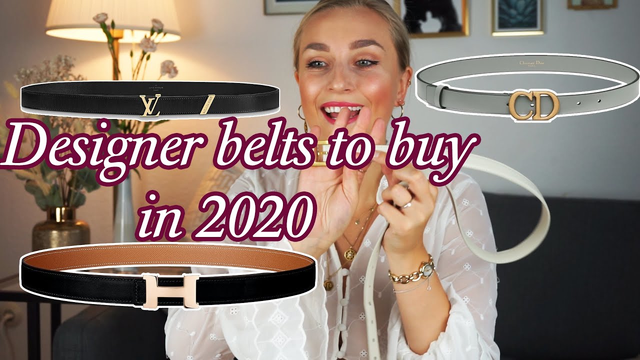 Best Designer Belts to Buy in 2020 (no Gucci) -Dior, Louis Vuitton, Balmain, Hermès, Valentino