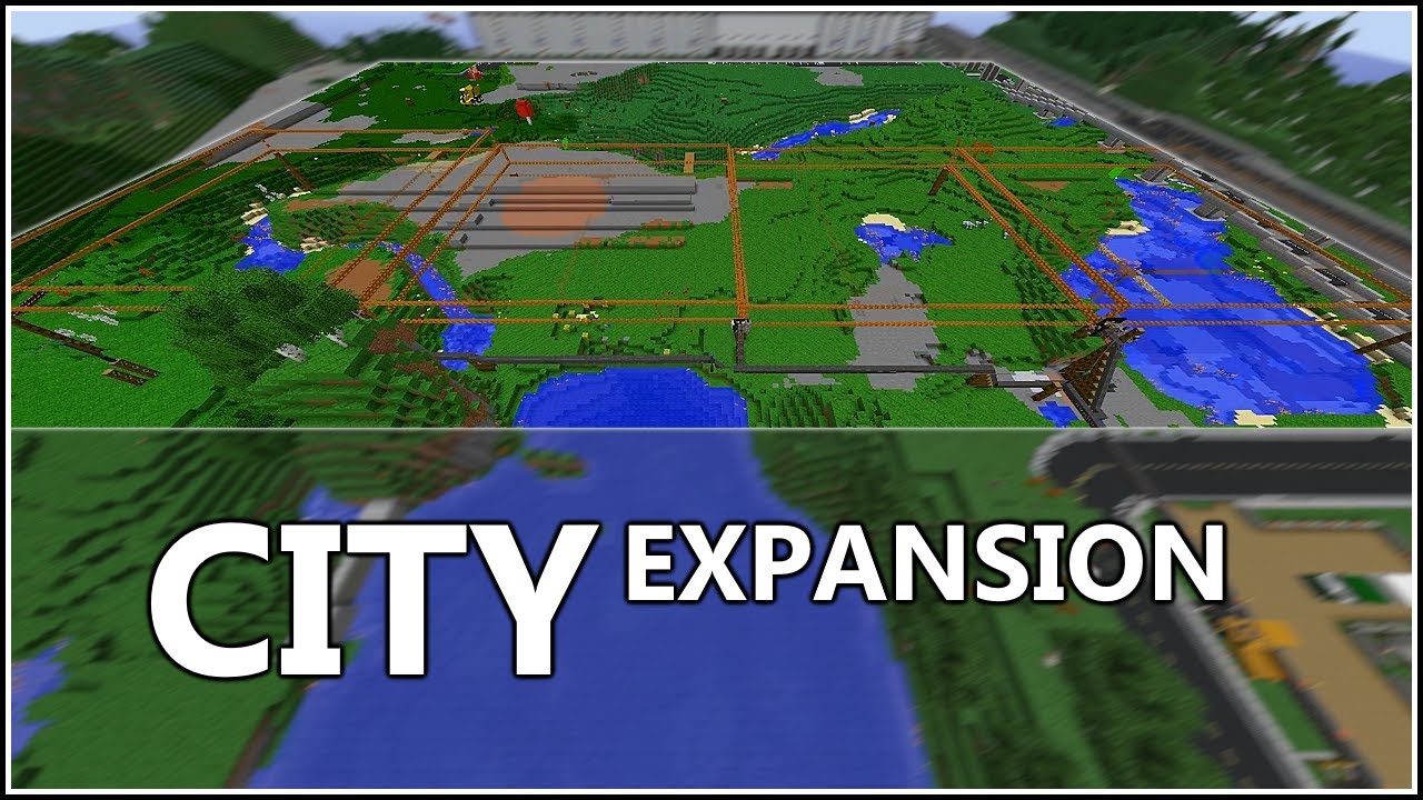 I Used Heavy Machinery to Expand My Minecraft City