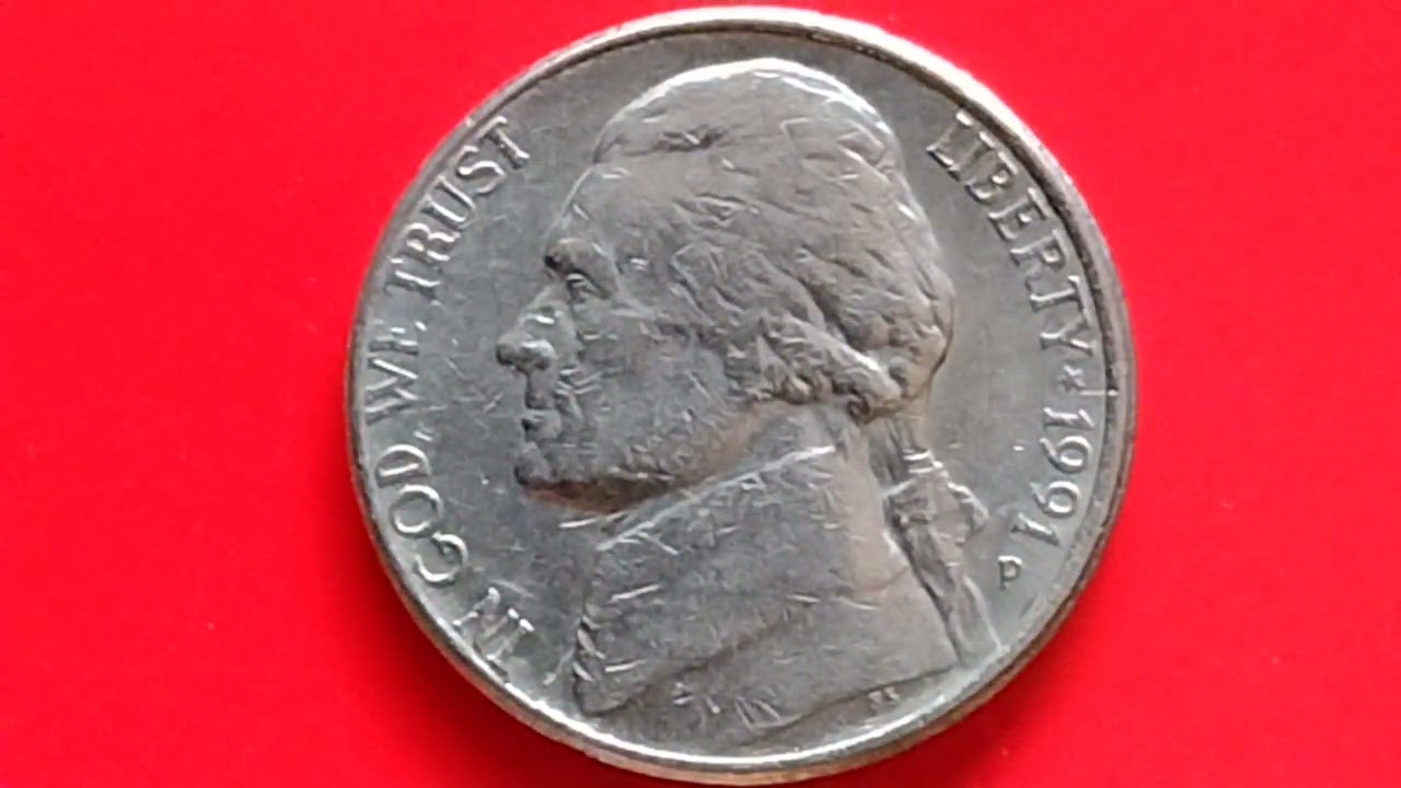 The Value of 1991 P Jefferson Nickel