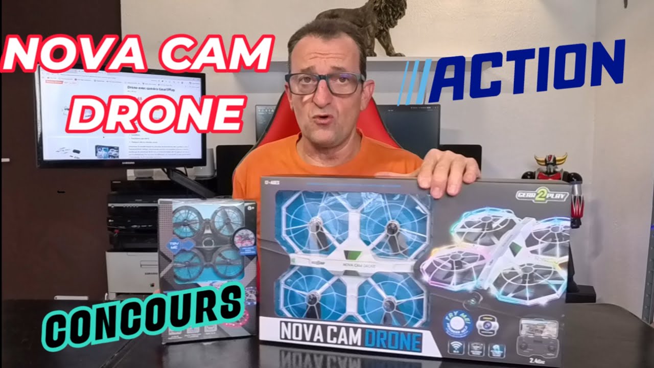 Isa &agrave; encore achet&eacute; un drone chez Action !!!
