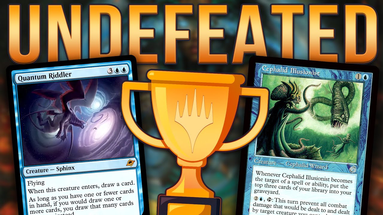 🏆UNDEFEATED🏆 Post-Ban Cephalid Breakfast + Quantum Riddler — MTG Legacy Combo | Magic: The Gathering