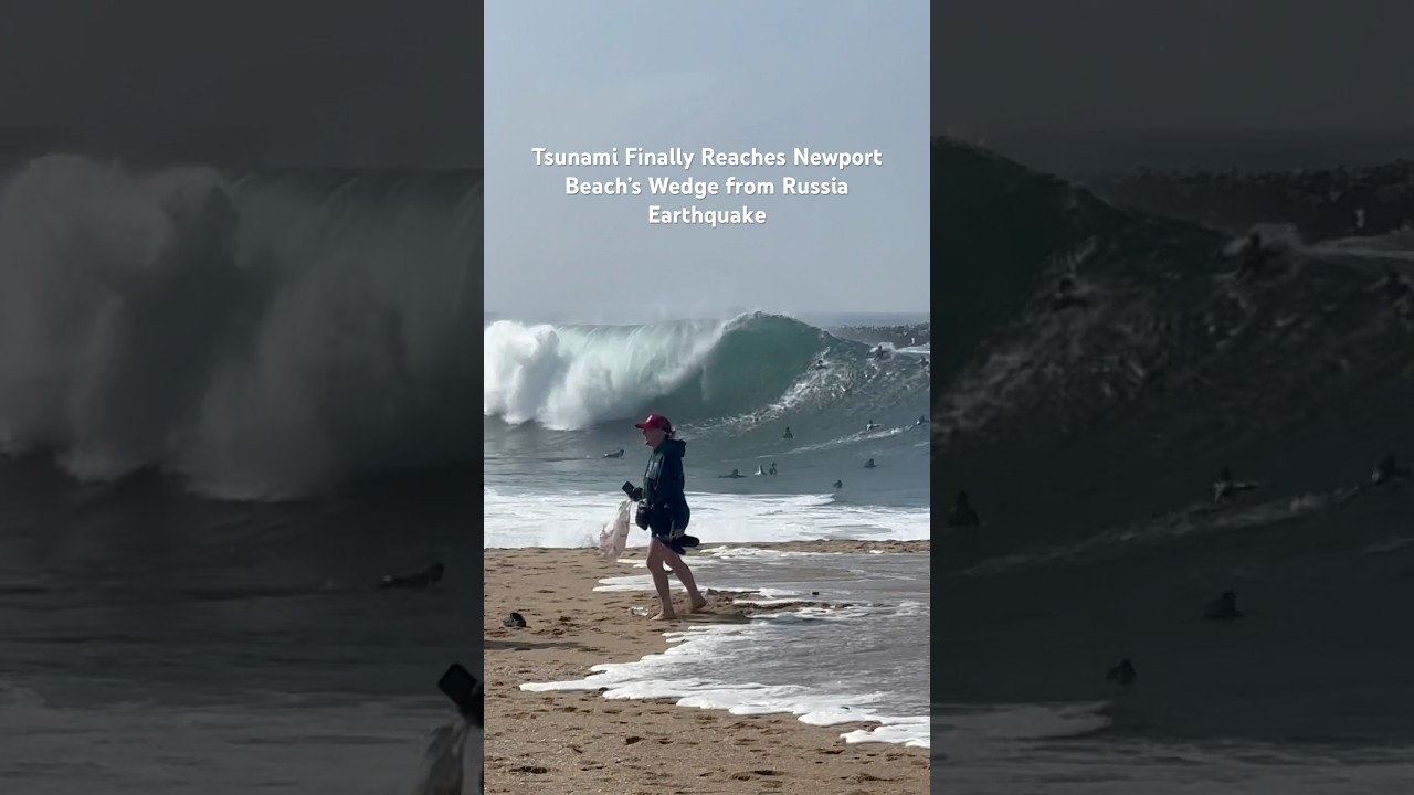 So many people for a Tsunami Warning