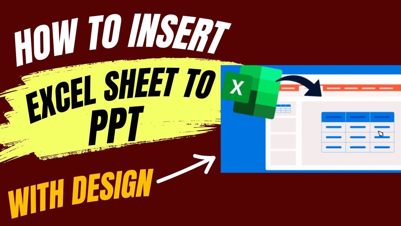 How to Insert Excel to PPT Slides || EXCEL DATA TO PPT || Link Excel with PPT