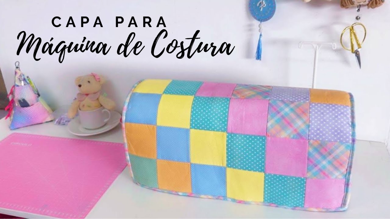 Story Aula - Como Fazer CAPA PARA MÁQUINA DE COSTURA (CAPA DE RETALHOS)  - Costura Criativa