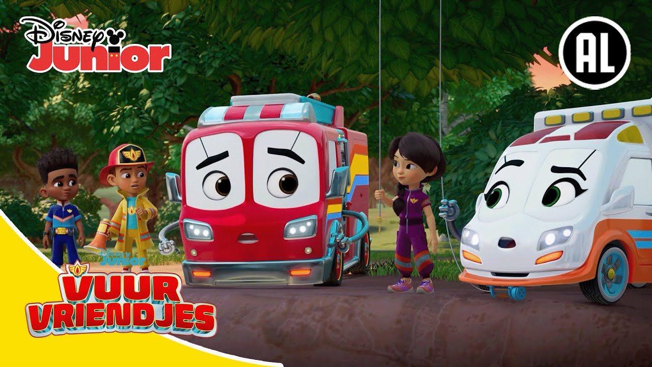 🌲 Een Spannend Verhaal! | Vuur Vriendjes | Disney Junior BE