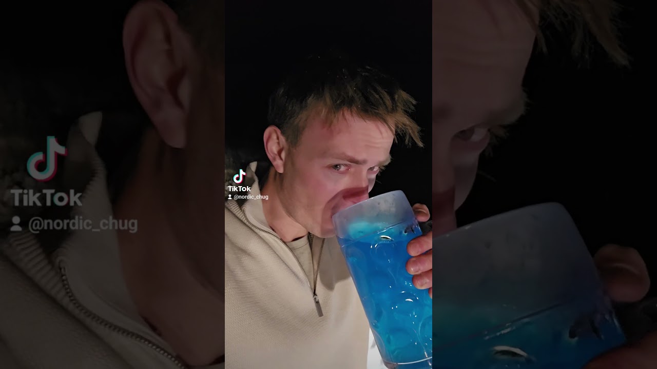 Chugging down 1 liter #powerade #chugging #chug #chugon