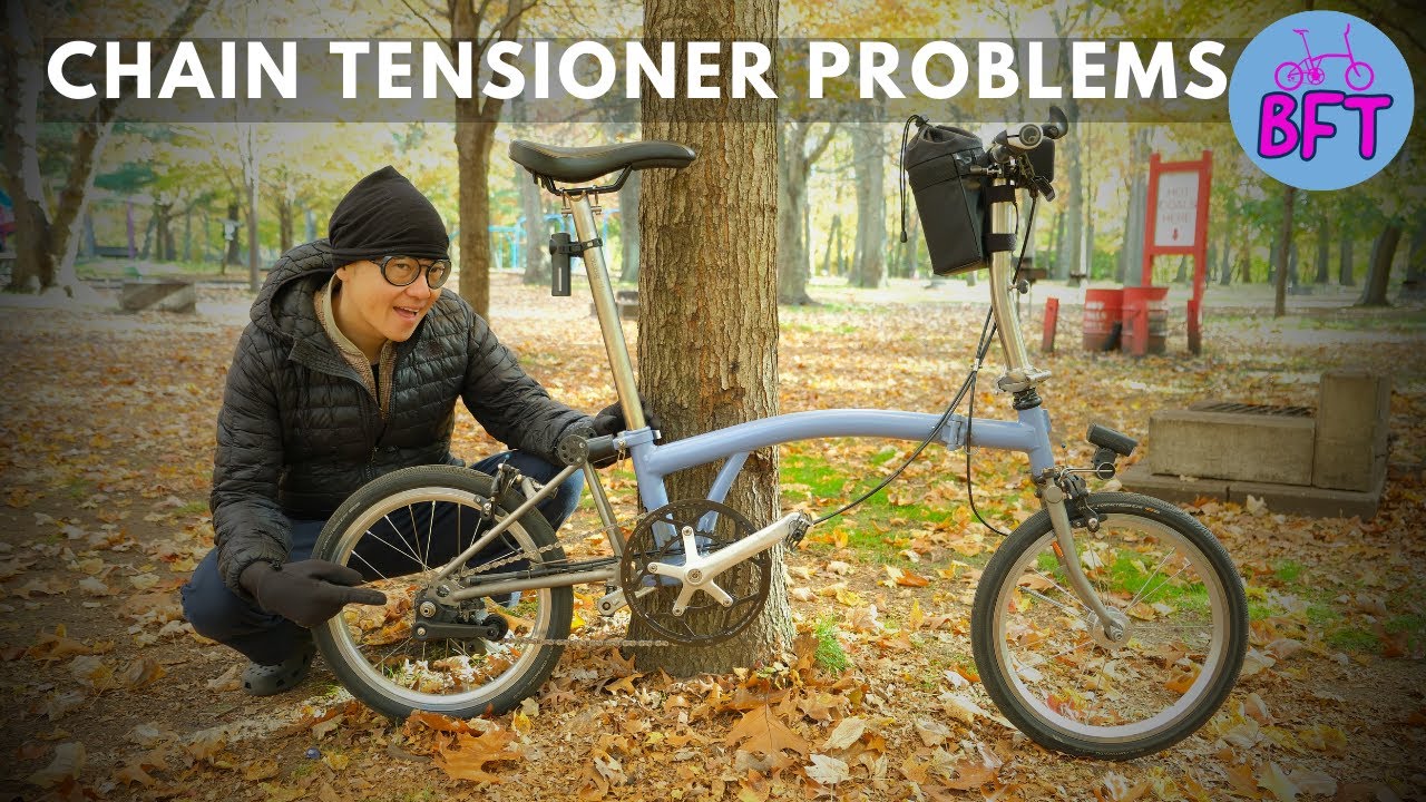 Brompton Folding Bike Fixing My Worn Chain Tensioner And Ditching My $350 Tensioner Wheels