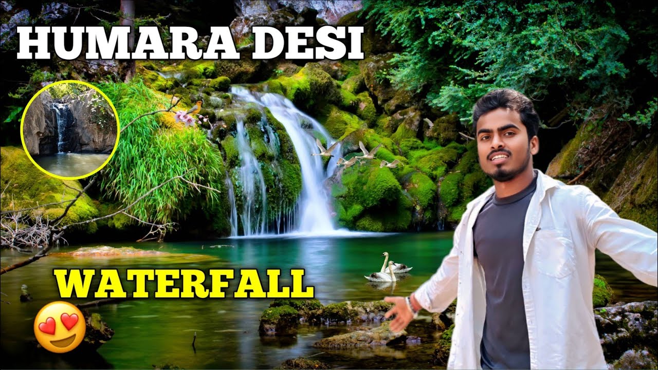 HUMARA DESI WATERFALL || Indigenous/Native Waterfall‼️Water park video 😍#vlog #video #waterfall 