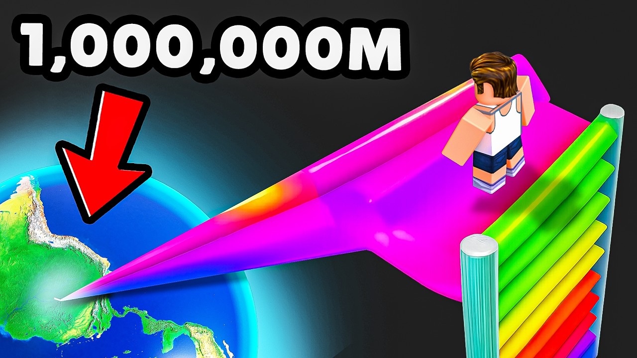 Upgrading The LONGEST SLIDE on Roblox..