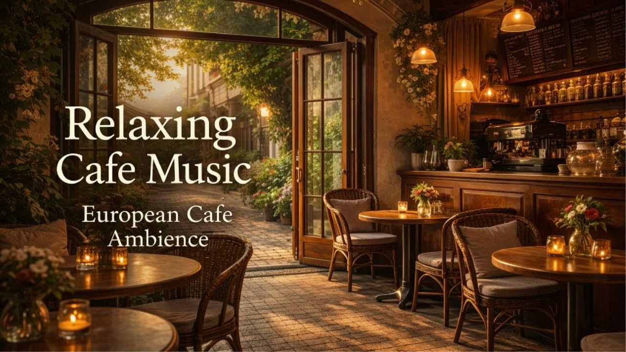 Relaxing Cafe Music | Peaceful European Cafe Ambience