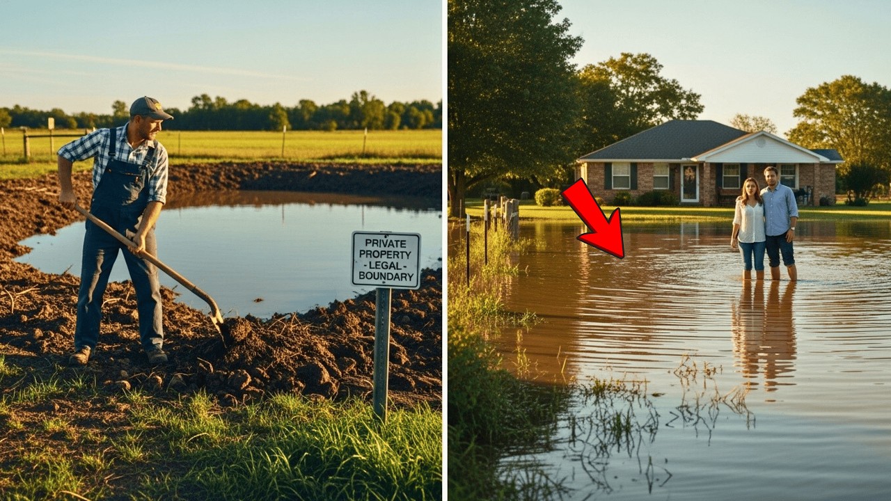 Они заполнили мой пруд – и я превратил их пруд в зону затопления.