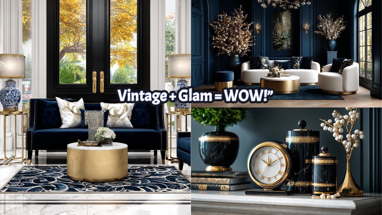 2026 Interior Trends: How to Achieve Vintage Glam Chic Luxury