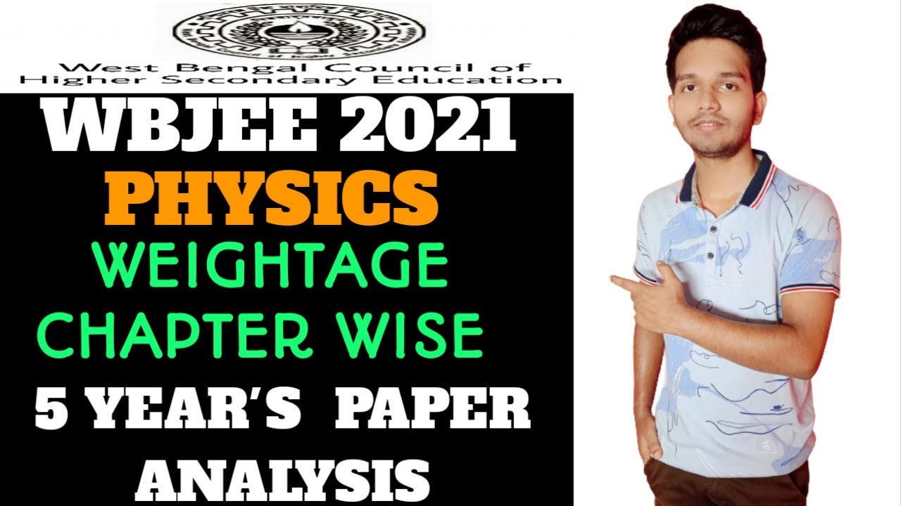 WBJEE 2021 Important Chapters Of Physics |Weightage Chapter wise  #wbjee2021 #jeemain