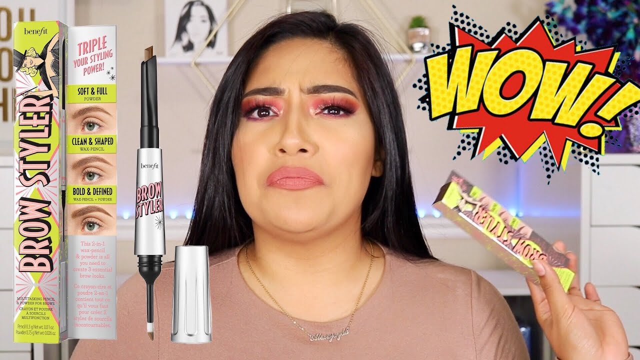 BENEFIT COSMETICS BROW STYLER EYEBROW PENCIL & POWDER DUO | EYEBROW TUTORIAL - ALEXISJAYDA