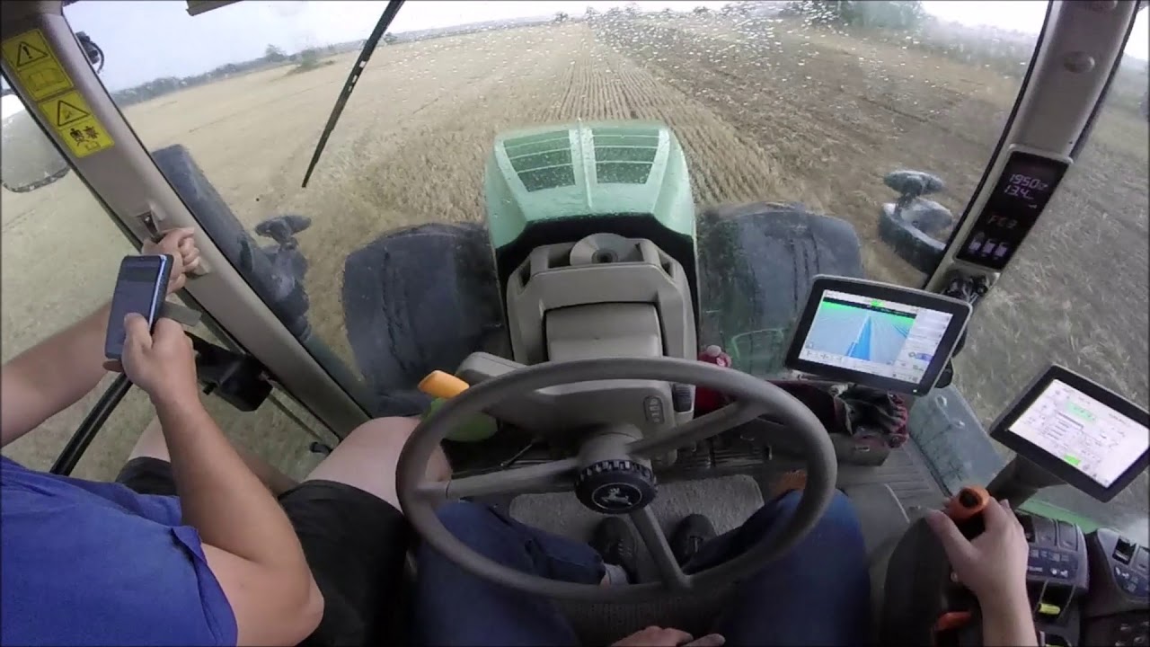 POV/GoPro/driver view - John Deere 7230R Command Quad + POTTINGER TERRADISC 5001 T / Podmítání 2019
