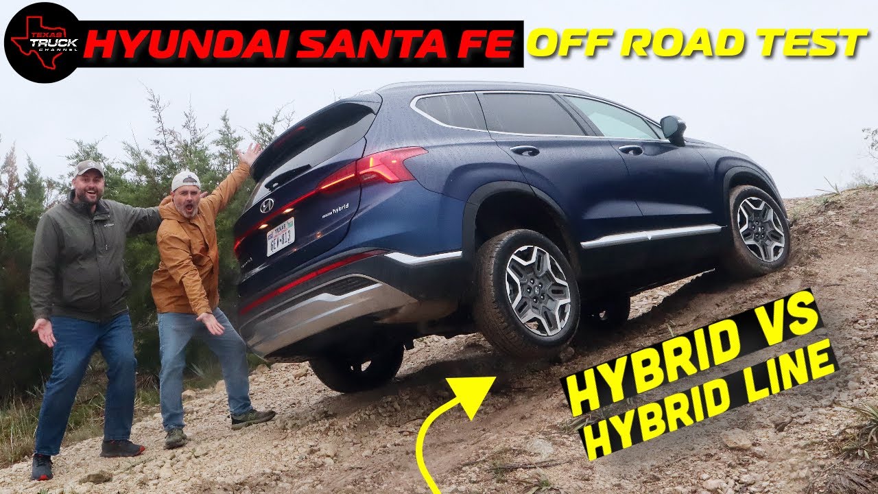 Is The Hyundai Santa Fe HYBRID AWD  Good Off Road? - TTC Hill Test
