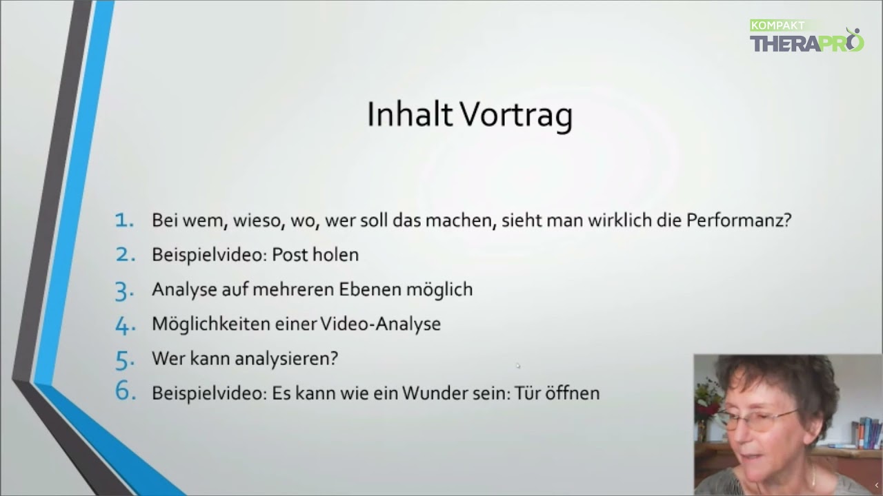 Webinar TheraPro Kompakt: Betätigungsanalyse mit Video
