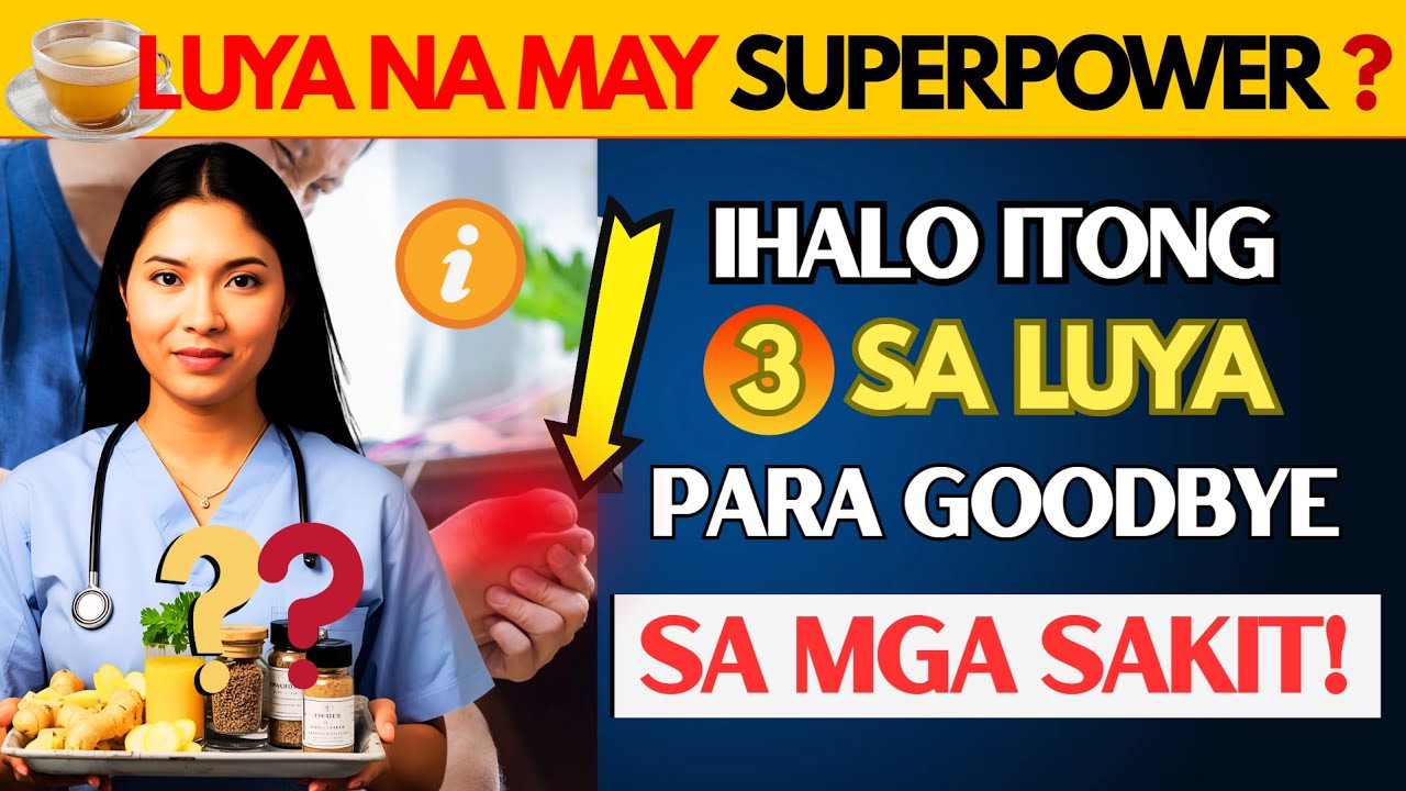 3 Sangkap na Dapat Isama sa Luya Para Mas Mabisa Laban sa Mga Sakit! | Senior Health