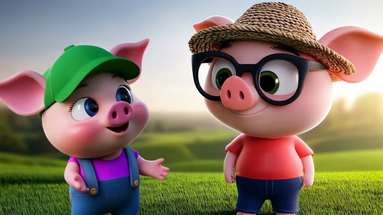 Os Tr&ecirc;s Porquinhos | Conto 3D | Desenho Animado com @osamiguinhosTV