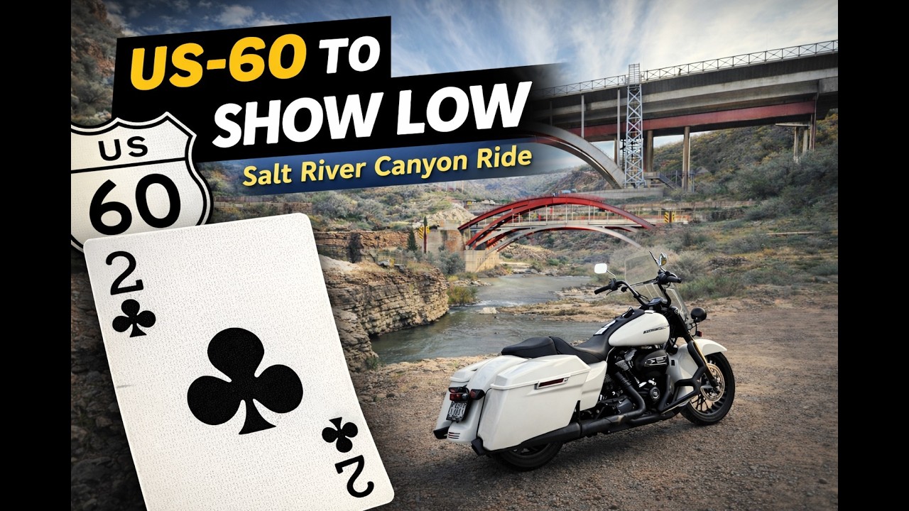 The Deuce of Clubs Ride | Phoenix to Show Low on US-60 (Salt River Canyon)