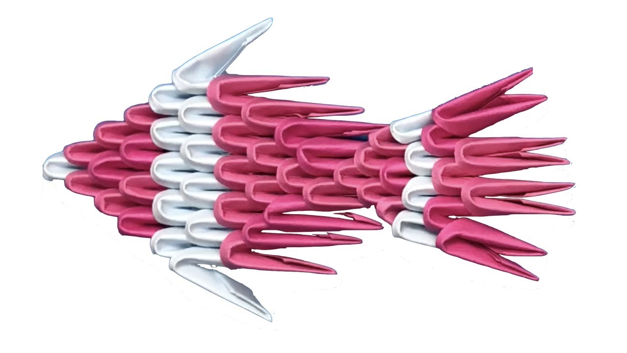 ORIGAMI 3D ⎜ LE POISSON (2)