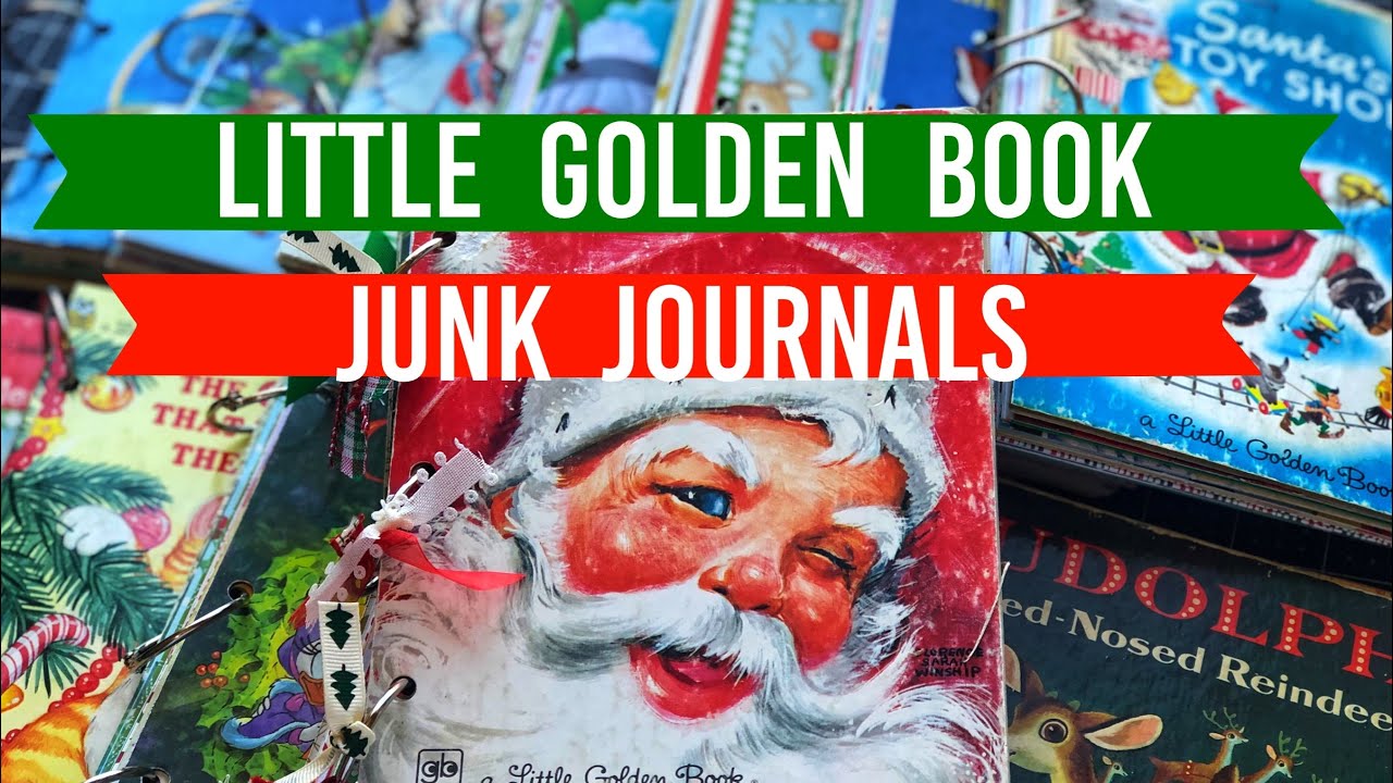 Craft Fair Idea #6: Little Golden Book Junk Journals | 2019