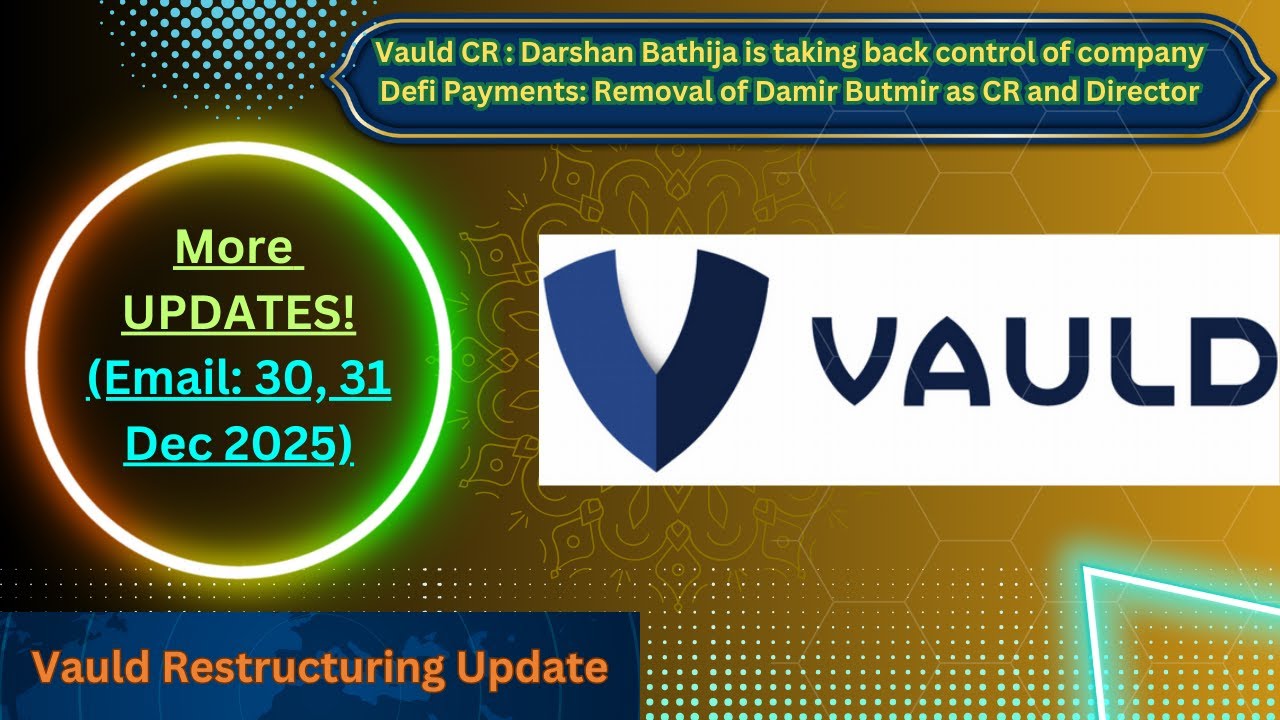 📩 Major VAULD Update 🚨 | What Happened on 30&ndash;31 Dec 2025? | VAULD Withdrawal | #vauld #drezillion