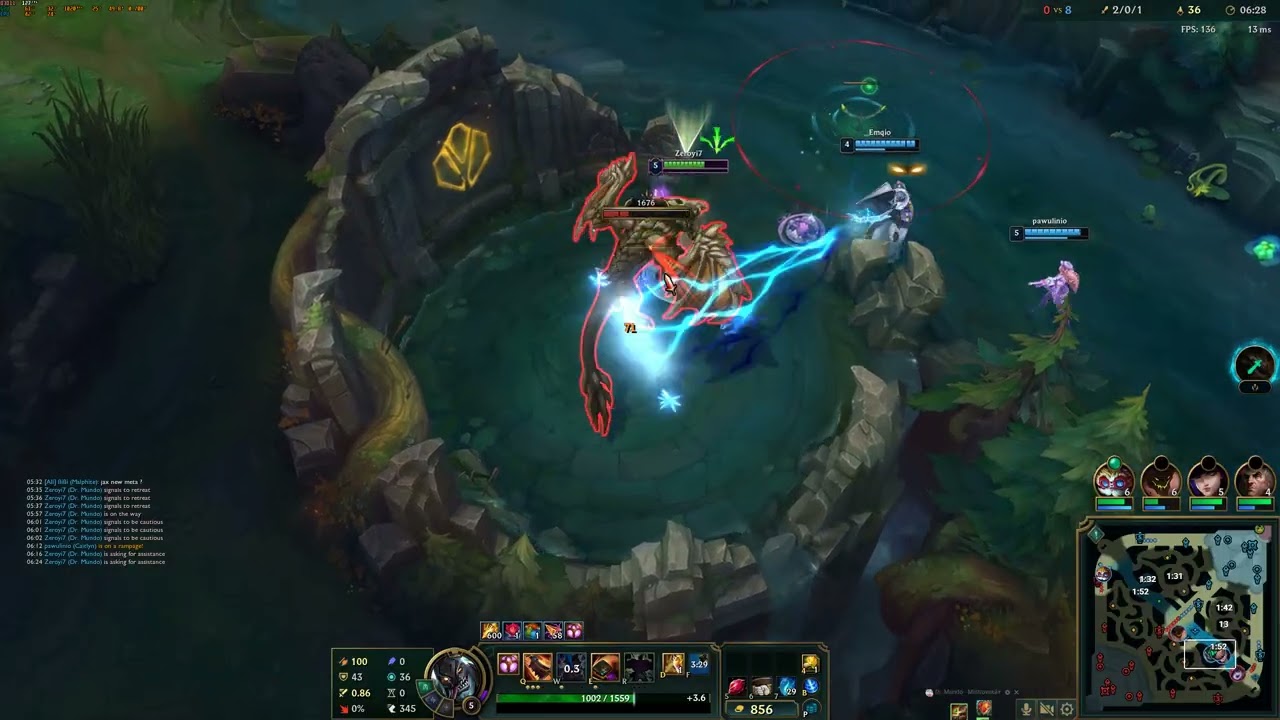 LoL Completely winning in Jgl with  Mundo  /gameplay 182