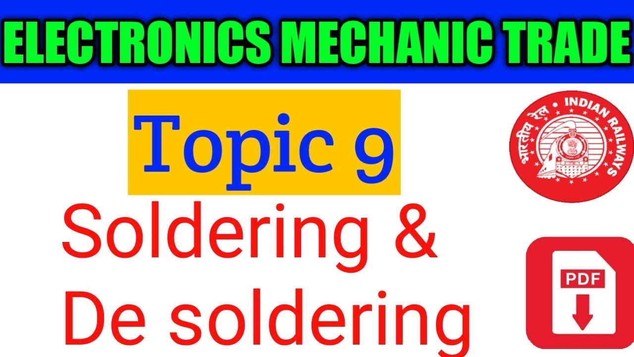ELECTRONICS MECHANIC for railways