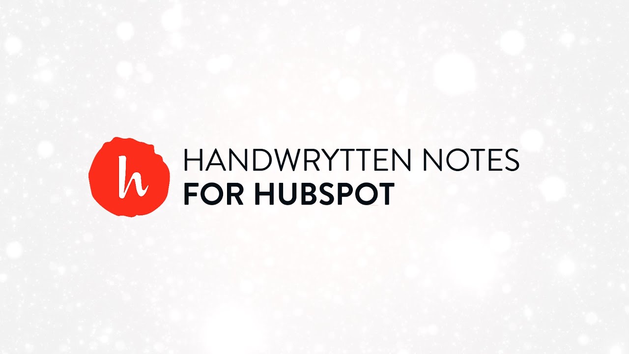 Handwritten Notes for Hubspot