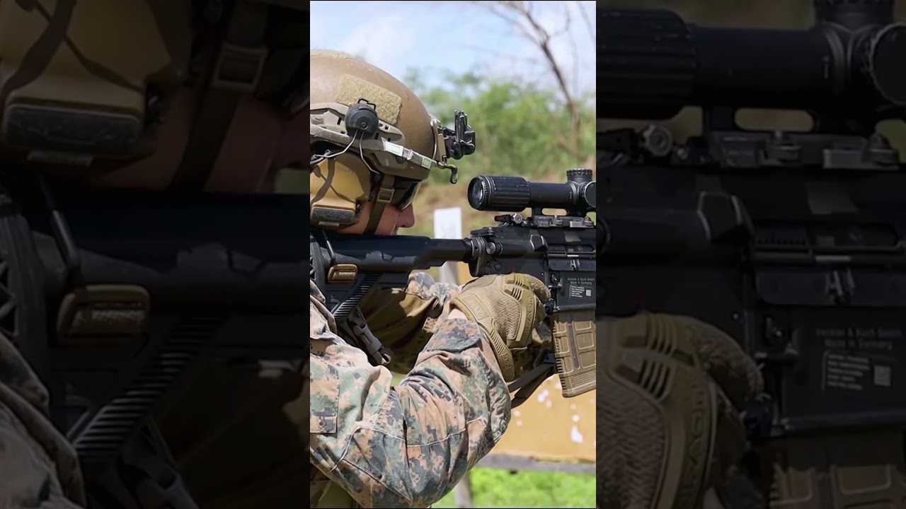 U.S. Marines & India Company Fire the M27 IAR in Live-Fire Training! #usmarines #training #shooting