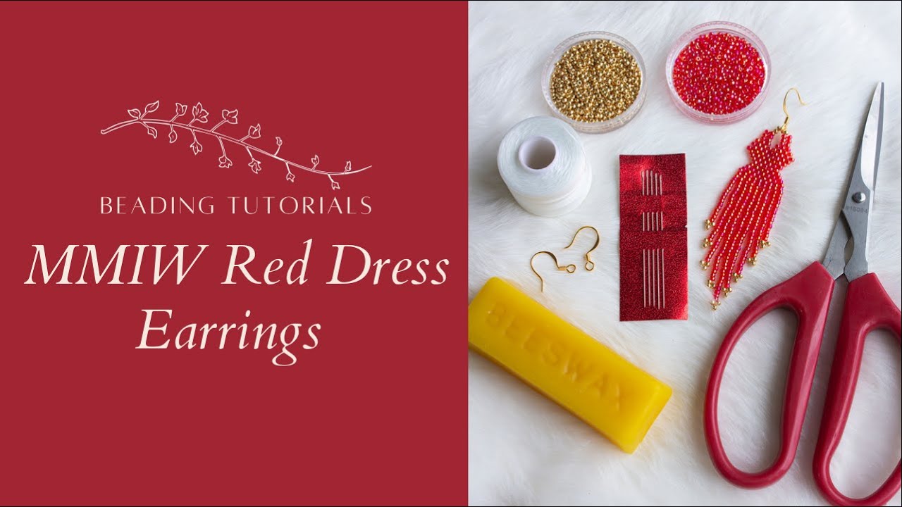 MMIW Red Dress Earrings | Beading Tutorial