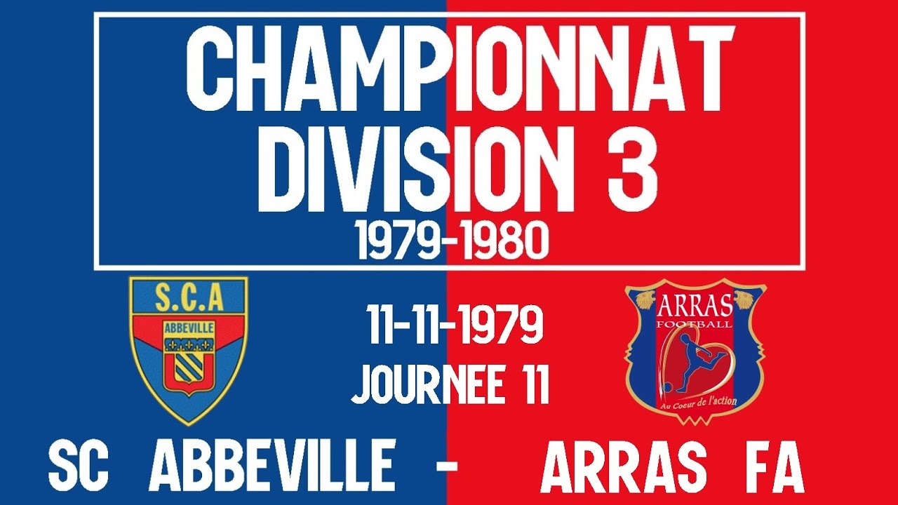 🎥SC Abbeville🔵🔴 - Arras FA🔴🔵 I 11ème journée Championnat D3 I 1979-1980⚽️