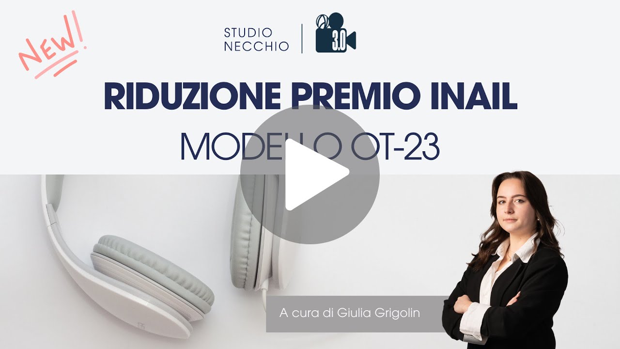 Riduzione premio INAIL - Modulo OT-23