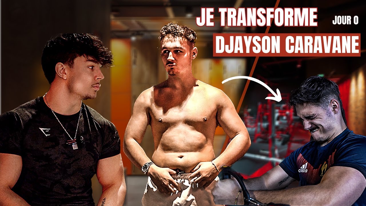 DE GROS à MUSCLÉ en 90 JOURS ( JE TRANSFORME DJAYSON KARAVANE  )