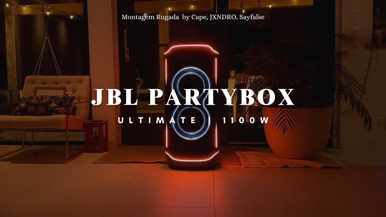 JBL Partybox Ultimate | Sound/Bass Test | 4K60FPS HDR | Montagem Rugada
