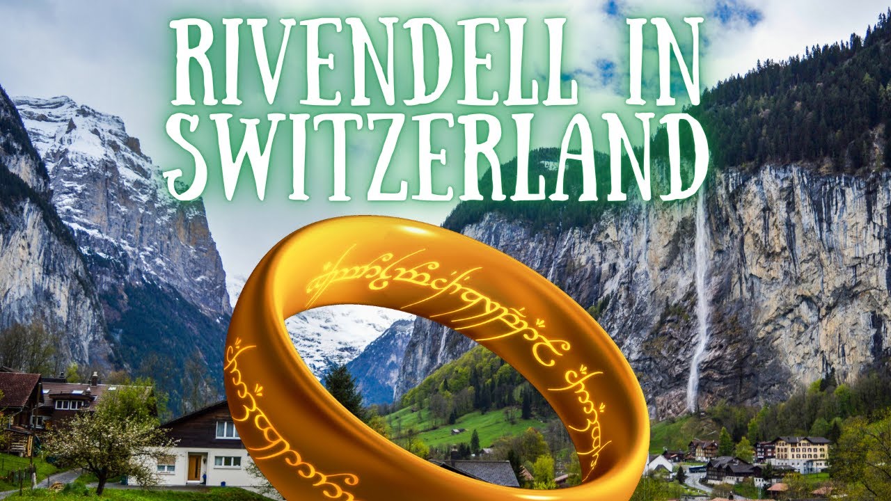 Rivendell in Switzerland🇨🇭 Lauterbrunnen Virtual Walk 4K