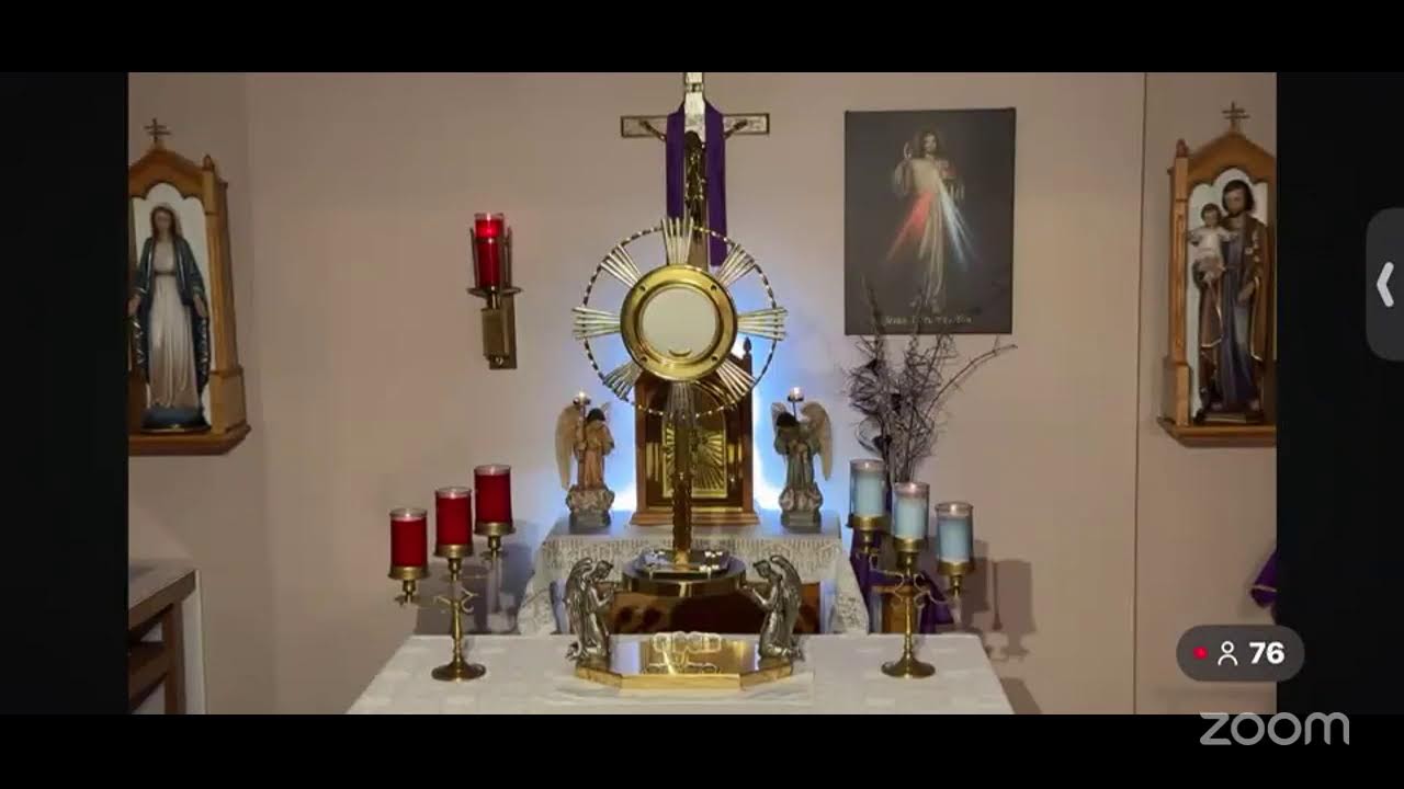 Morning Devotion-Adoration, St Michael Chaplet,Luminous Mysteries & St Joseph Novena-Day10