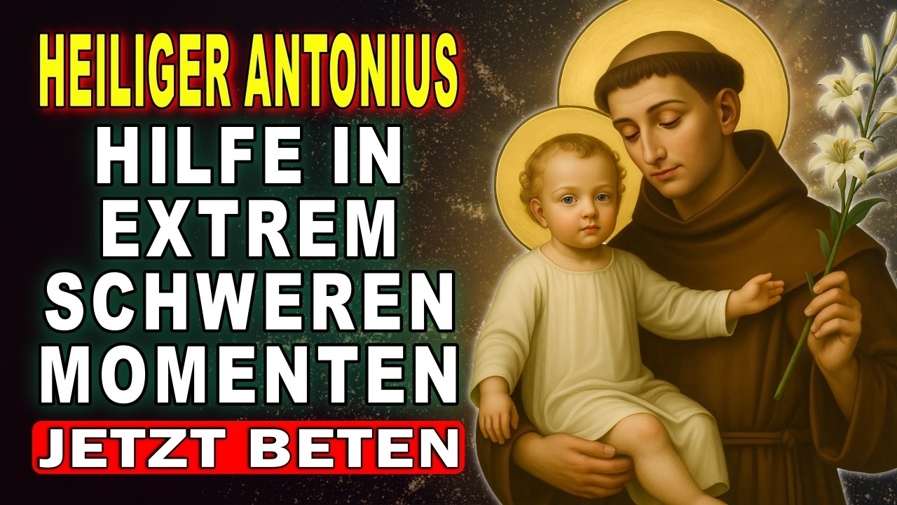 🤍 HEILIGER ANTONIUS – Bete dies SOFORT für das UNMÖGLICHE Wunder 🙏 Momente der Stille